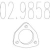 MTS 02.9858 Gasket, exhaust pipe